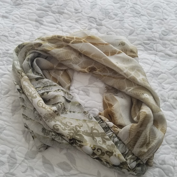 Roberto Cavalli Scarf 100% Silk - Picture 1 of 6
